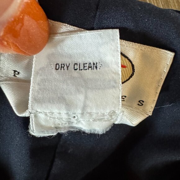 Talbots Petites women's wool black classic  business pantsuit size 8P - Picture 13 of 16